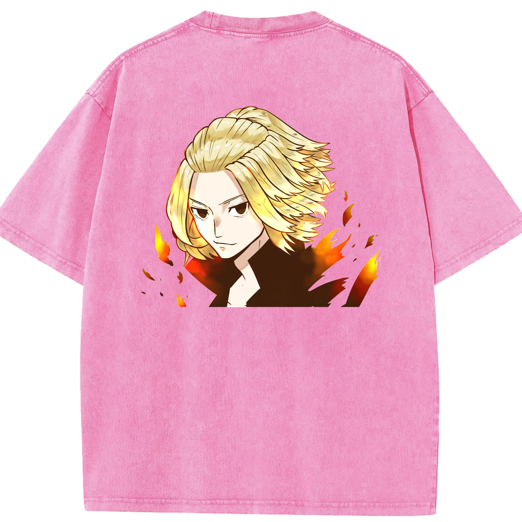 （画像用） 東京リベンジャーズ Tokyo Revengers 綿100% ヴィンテージ風 半袖Tシャツ（背面プリント）
